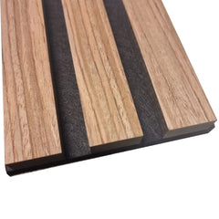 Real Wood Acoustic Slatted Wall Panels